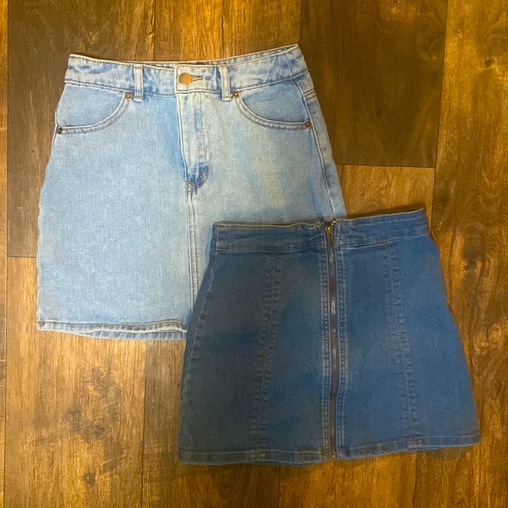 Forever 21 Denim Skirt, 2 Skirt Bundle